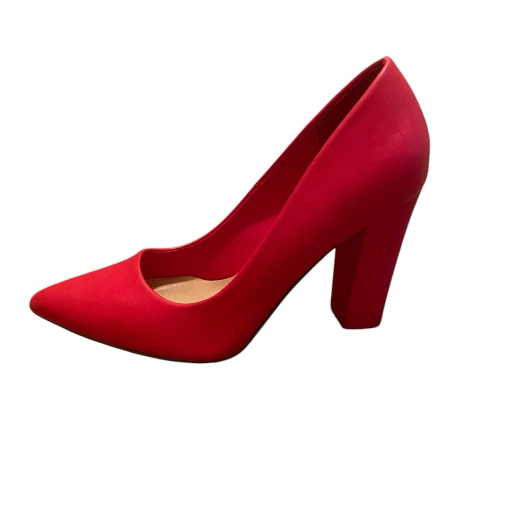 Not just A Pump red block heels